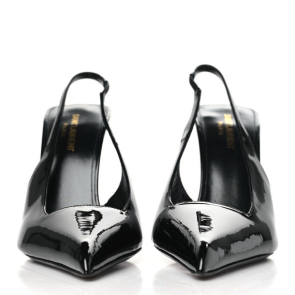 Never been used Saint Laurent Black Women's Slingback Heels